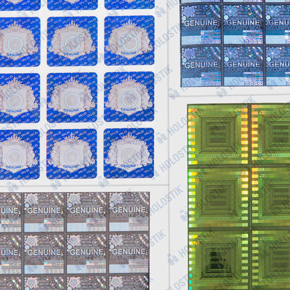 High Security Hologram - Aluminum Film, Customized Size, Any Color, Scratch-off, Anti-counterfeit, Waterproof, Self-adhesive, 3d Effect