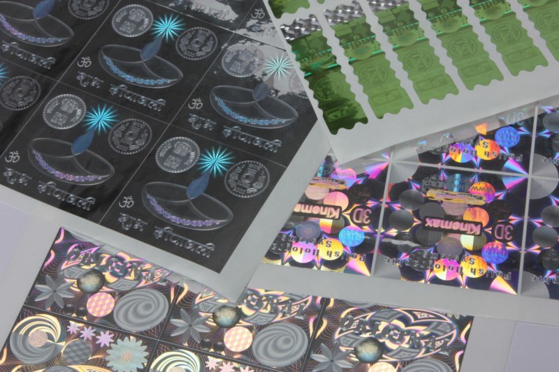 Security Holographic Sticker - Aluminium Hologram, Customized Dimensions & Colors | Anti-counterfeit, Self-adhesive, Waterproof, Scratch-off