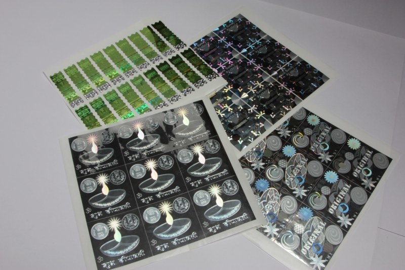 Security Holographic Sticker - Aluminium Hologram, Customized Dimensions & Colors | Anti-counterfeit, Self-adhesive, Waterproof, Scratch-off