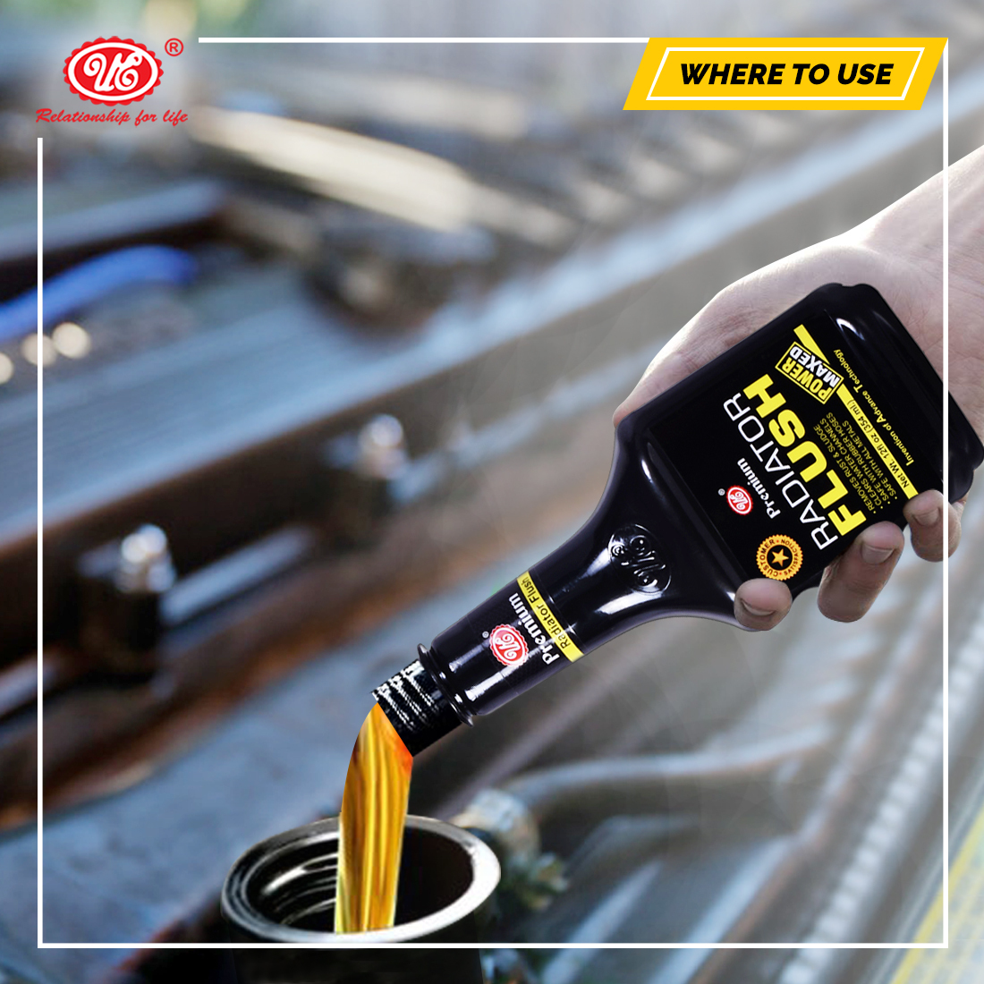 Radiator Flush - Liquid, 354 Ml, Black | Removes Lime & Corrosion, Enhances Engine Reliability, Dissolves Oil & Grease Residues