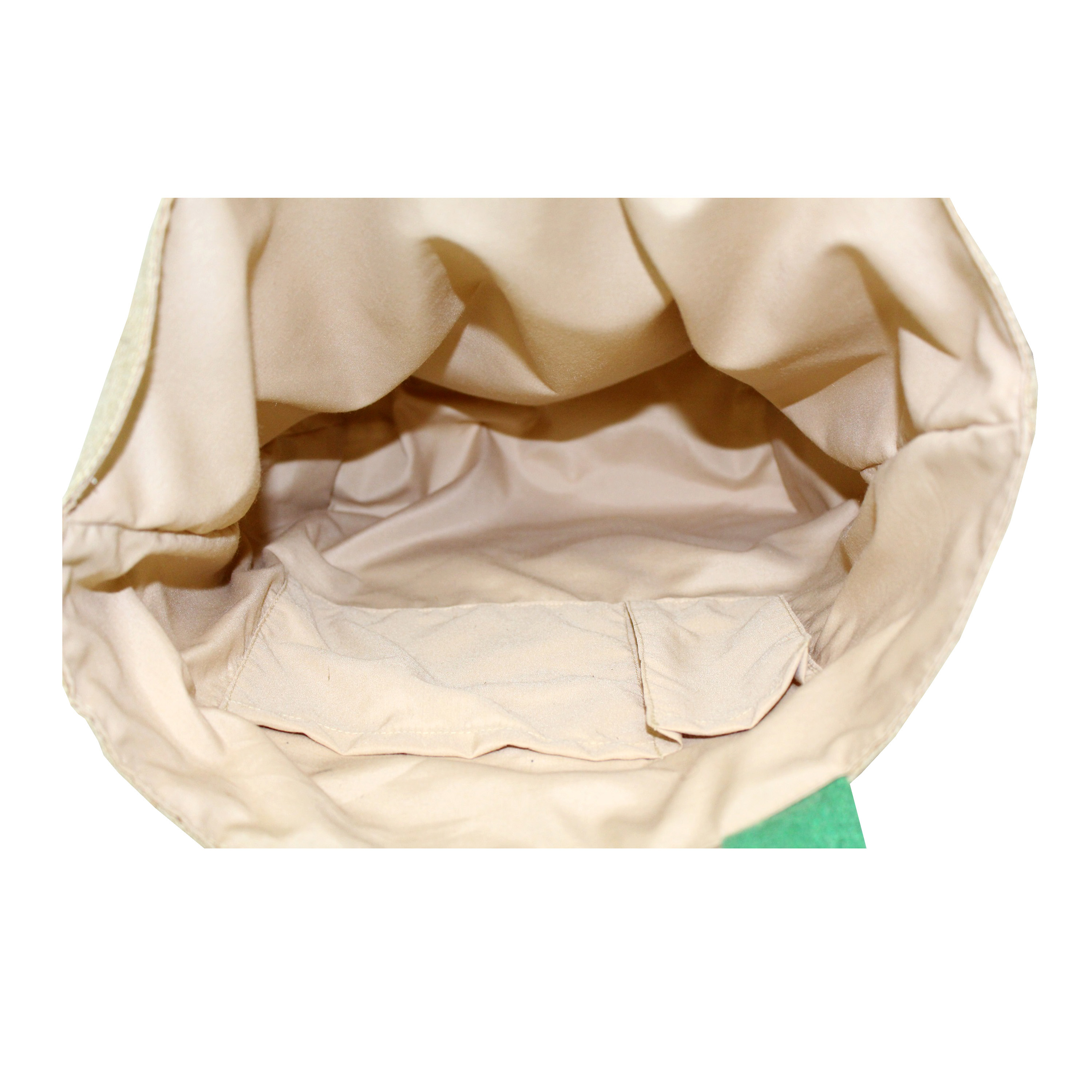 Customized Viscose Lining Non Laminated Jute Tote Bag