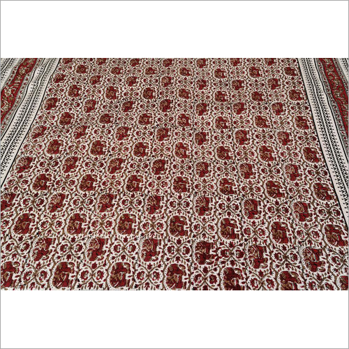 Pilkhwa Printed Bed Sheets - 100% Cotton, Full Size | Available in Multiple Colors, Ideal for Household and Hotel Use