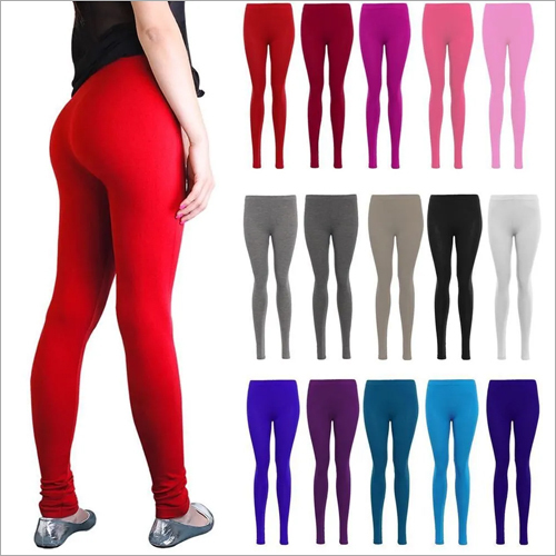 देवियों सादा लेगिन्स