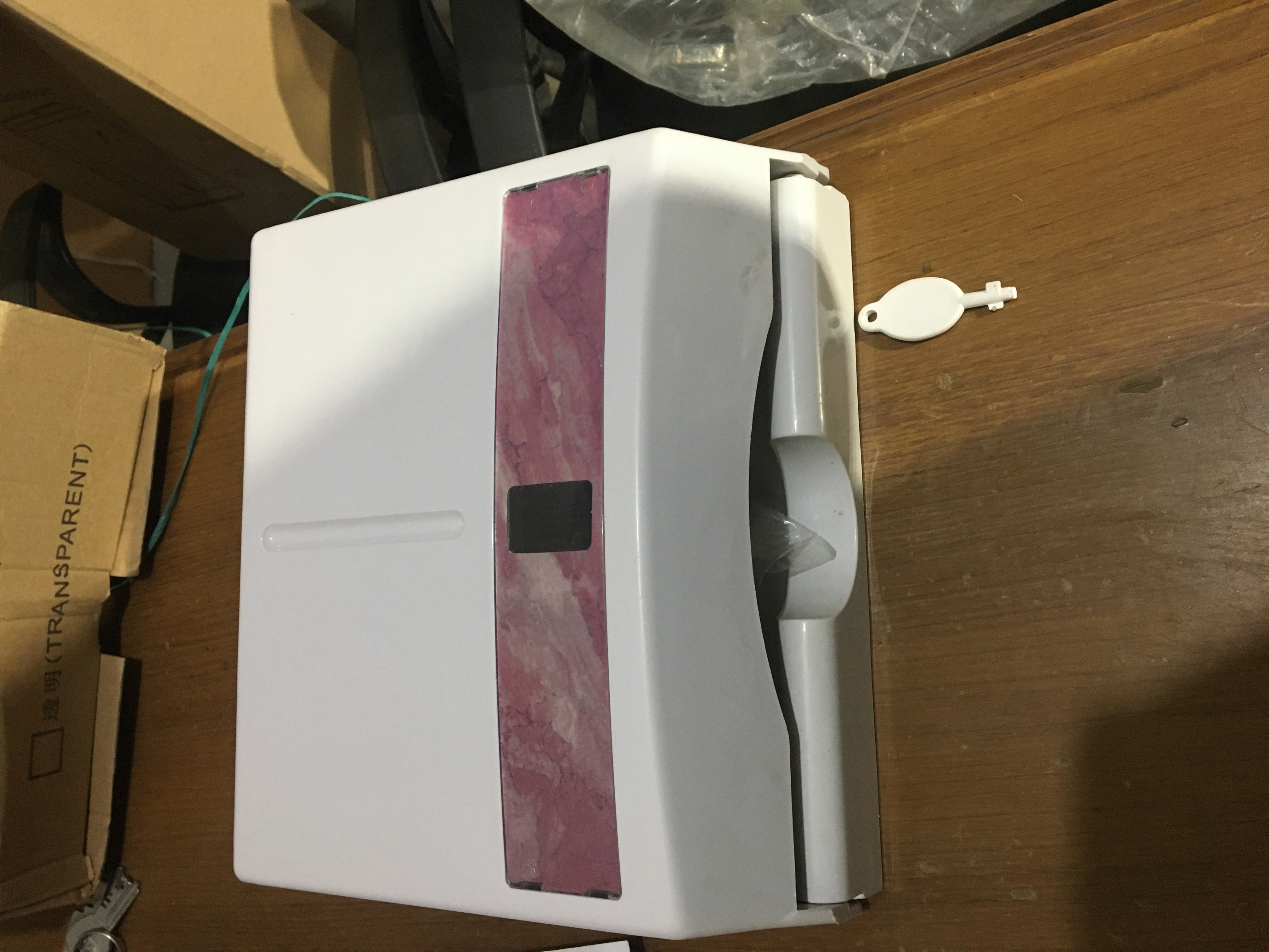 M Fold Tissue Paper Dispenser Abs - 24 X 27 X 9.5cm, White | Wall Mounted, Suitable For All Ages, Holds 250-300 Sheets, 10-year Shelf Life