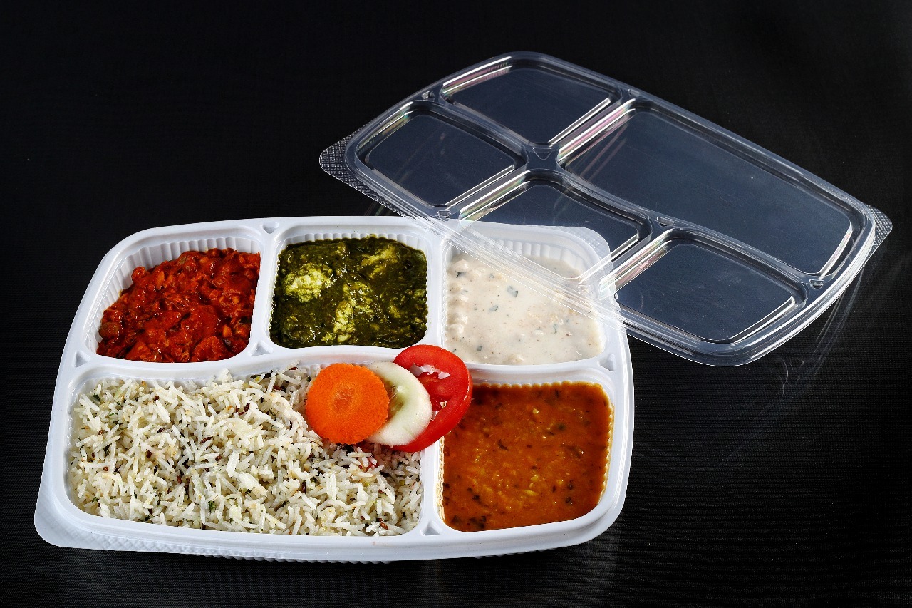 Disposable Meal Tray Application: Breakfast