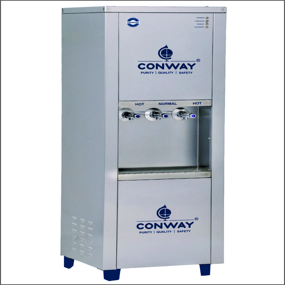 Stainless Steel UV & Ozone Water Purifier Cum Dispenser - 50L Storage, 455x450x1370 mm Size, 180-260V Voltage, 37 kg Weight, Contactless Options Available