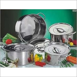 Stainless Steel Shallow Stock Pot