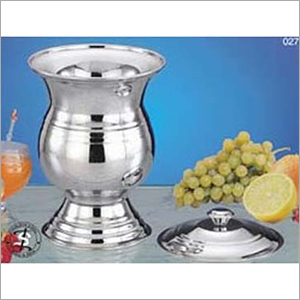 Stainless Steel Footed Jug With Cover