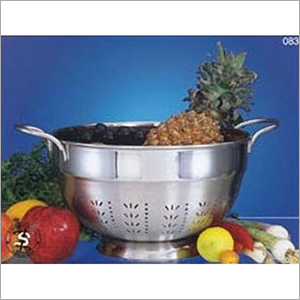 स्टेनलेस स्टील एलिगेंट लीफ कोलंडर