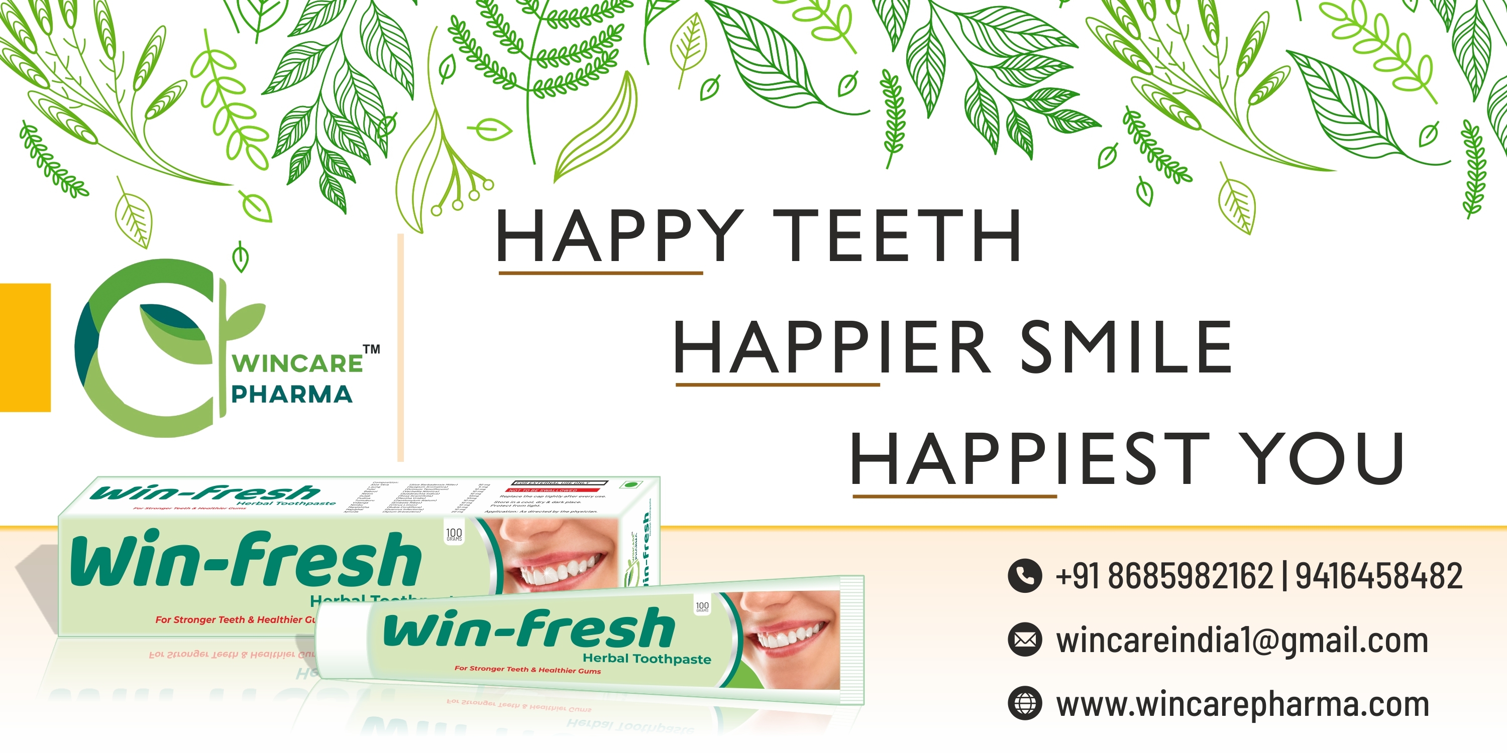 Win-fresh Herbal Toothpaste Age Group: Children