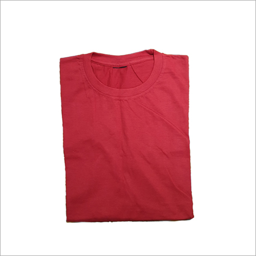 Mens Round Neck Plain T Shirt - Cotton Fabric, Regular Fit, Classic White | O-Neck Collar, Short Sleeves, Versatile Everyday Style