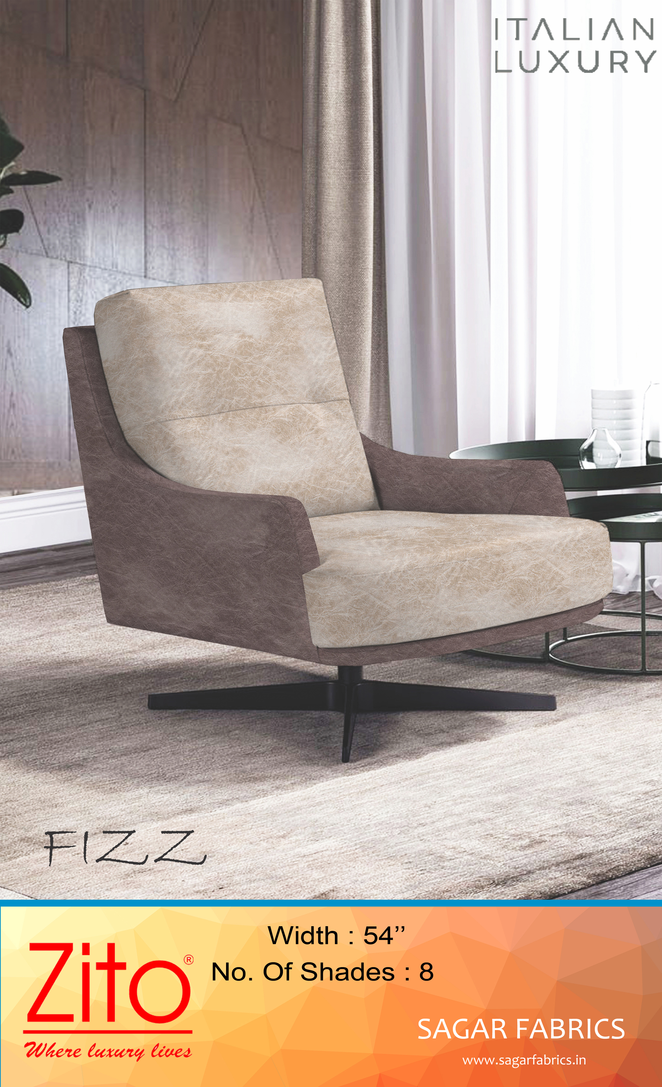 Fizz Collection Sofa Fabric