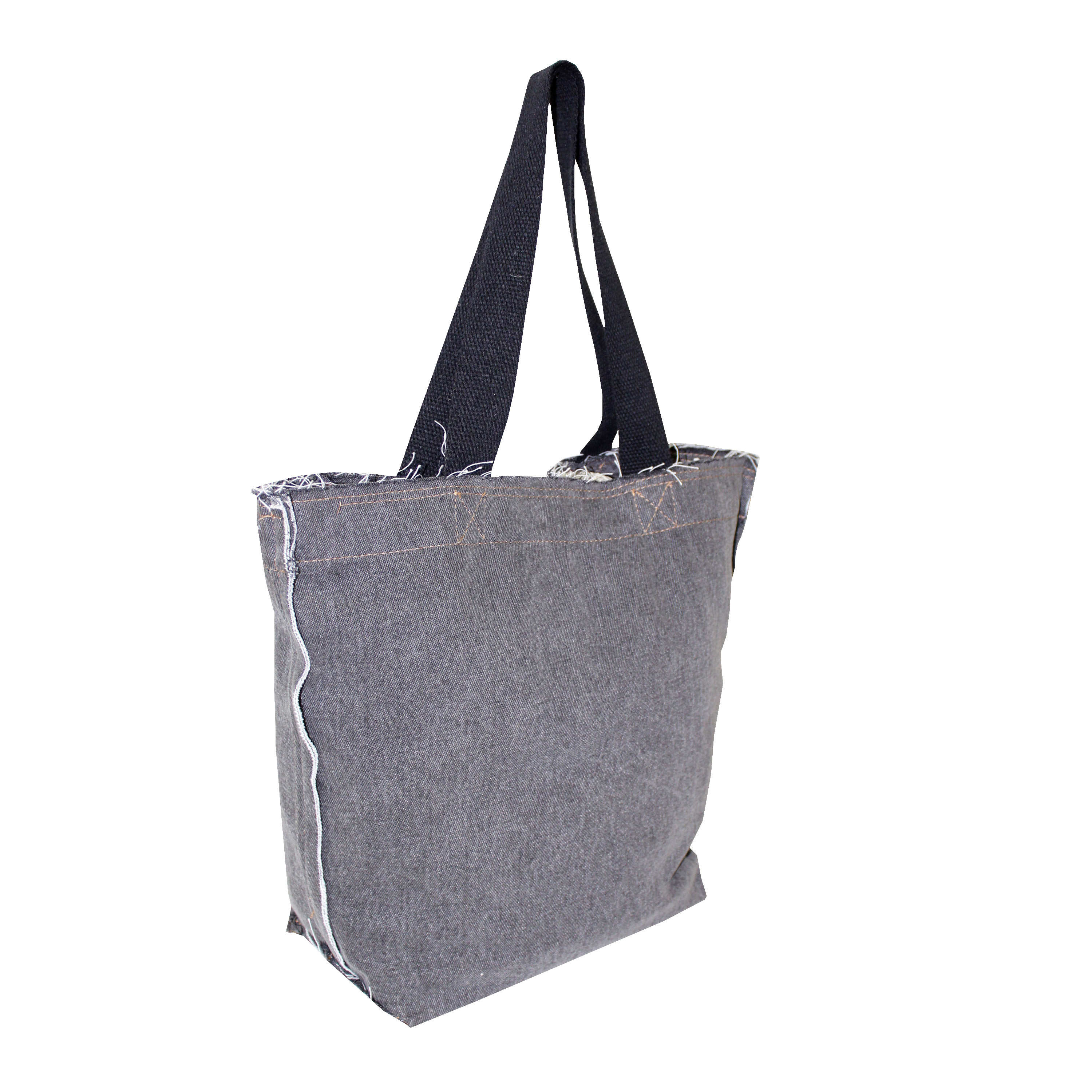 Denim Tote Bag With Web Handle Capacity: 10 Kgs Kg/day