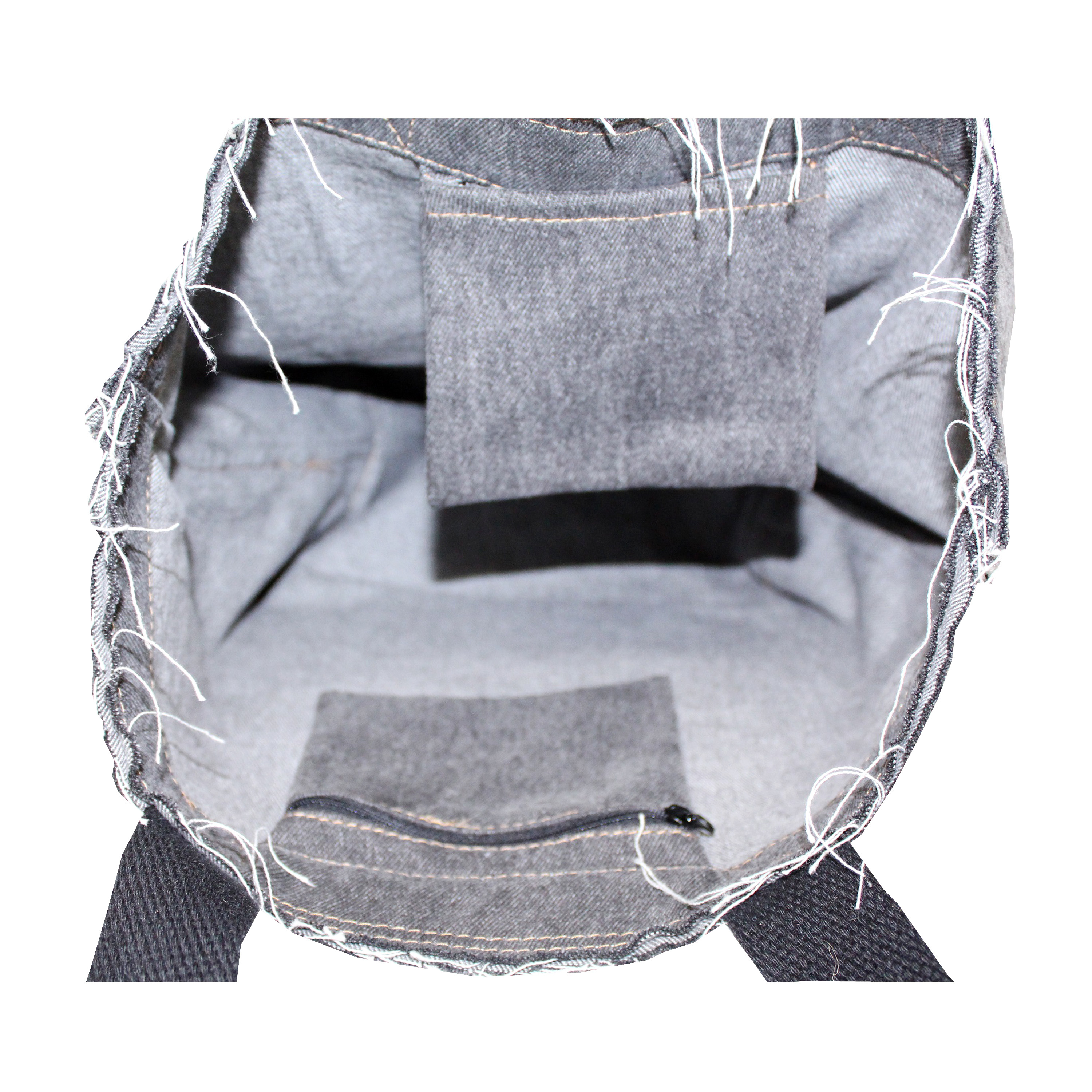 Denim Tote Bag With Web Handle Capacity: 10 Kgs Kg/day