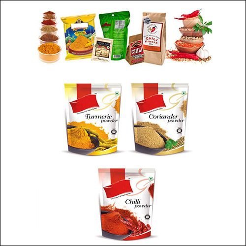 As Required Spices Packaging Material Pouches
