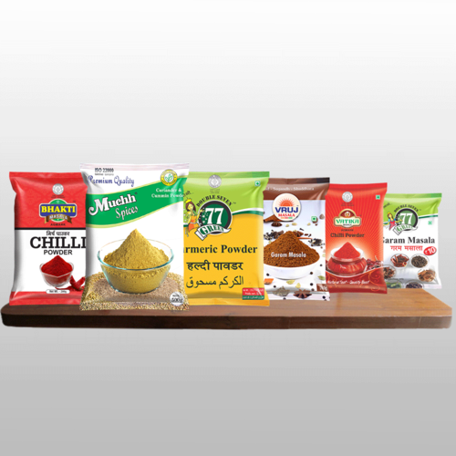 As Required Spices Packaging Material Pouches