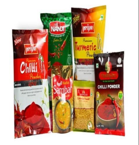 As Required Spices Packaging Material Pouches