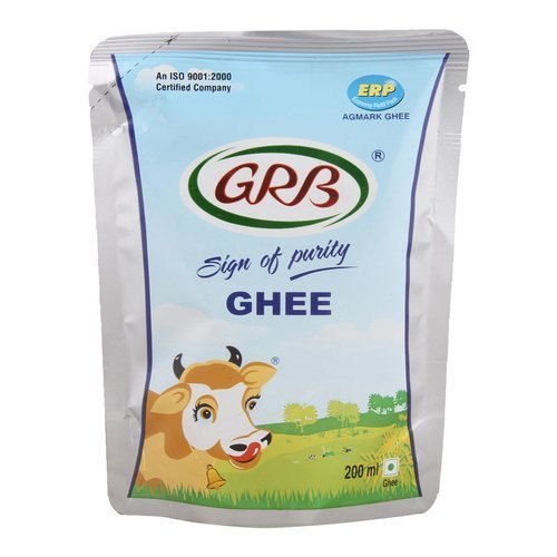 Ghee Packaging Material Pouches - Pvc, Aluminium, Customized Size & Color | Versatile Pouches For Spices, Seeds, Chemicals & Beverages