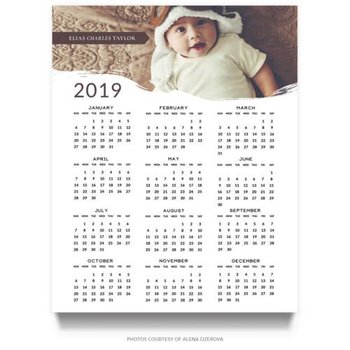 Promotional Calendar - Paper Material, Custom Shape Options, Available In Any Color | High Quality Featuring Personalized Design