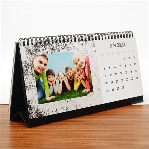 Printed Desk Calendar - Paper Material, Custom Dimensions, Any Color, Custom Shape & Design Printing | Flexible Thickness, Style, And Length Options