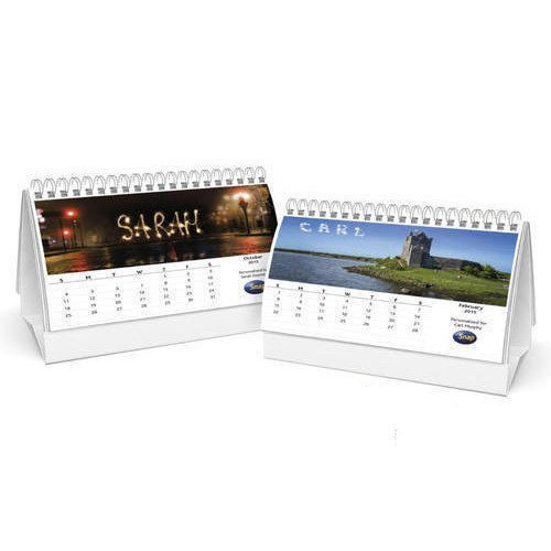 Printed Desk Calendar - Paper Material, Custom Dimensions, Any Color, Custom Shape & Design Printing | Flexible Thickness, Style, And Length Options
