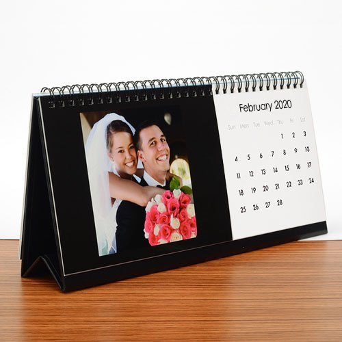 Printed Desk Calendar - Paper Material, Custom Dimensions, Any Color, Custom Shape & Design Printing | Flexible Thickness, Style, And Length Options