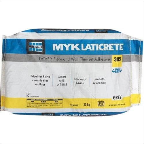 Myk Laticrete 305 फ्लोर एंड वॉल थिन सेट एडहेसिव ग्रेड: इंडस्ट्रियल ग्रेड