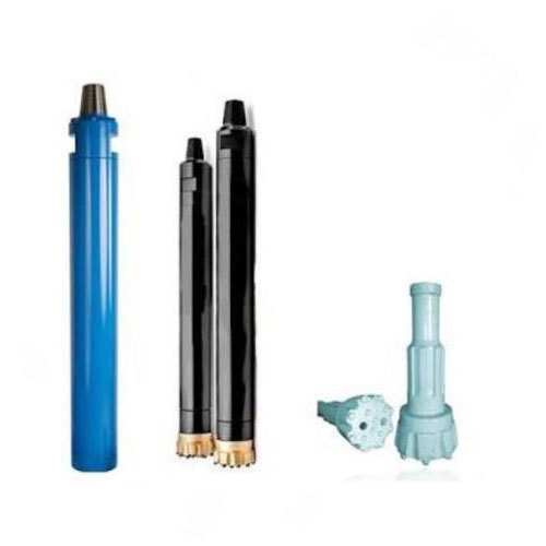 Dth Hammer Bit - Steel Material, Various Sizes | Gold Finish, Anti-corrosive, Low Pressure Performance