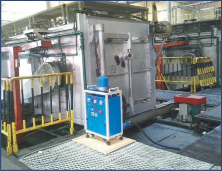 Quenching Oil Cleaning System - Color: Blue