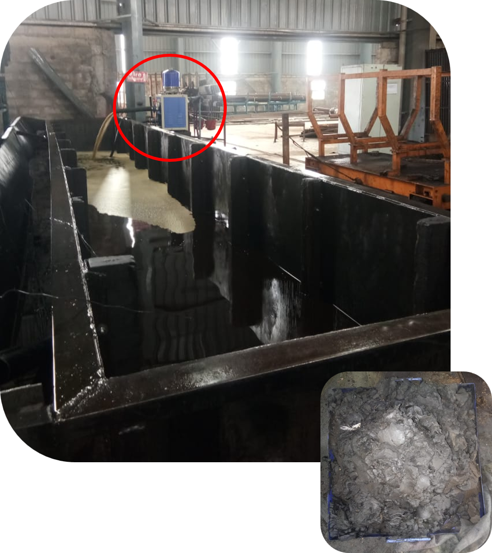 Wire Drawing Oil Cleaning System - Color: Blue