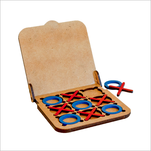 Tic Tac Toe - Selected Quality Wood Board, Durable Finish, Perfect Gift For Kids