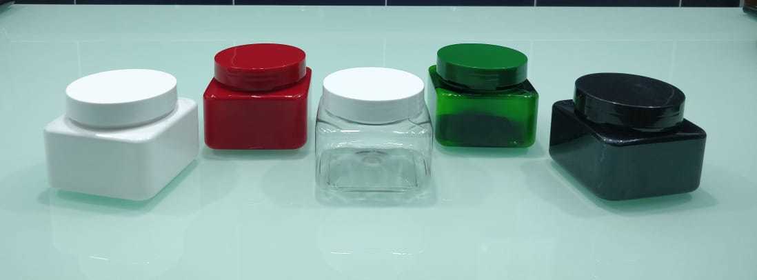 300ml Square Pet Jar