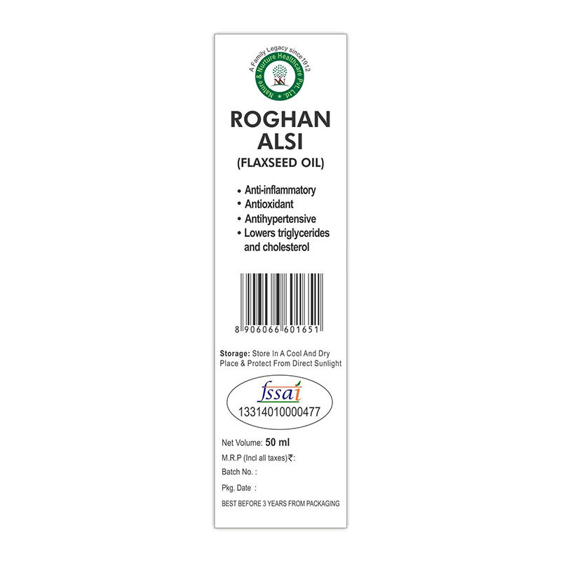 Ultra Fine Roghan Alsi 50 Ml (Flaxseed Oil)