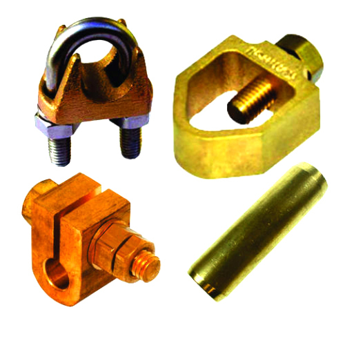 Earthing Clamp - Brass, Steel, Iron | Class-1 Protection, Joint Usage, IEC/BS EN 62561 Compliant