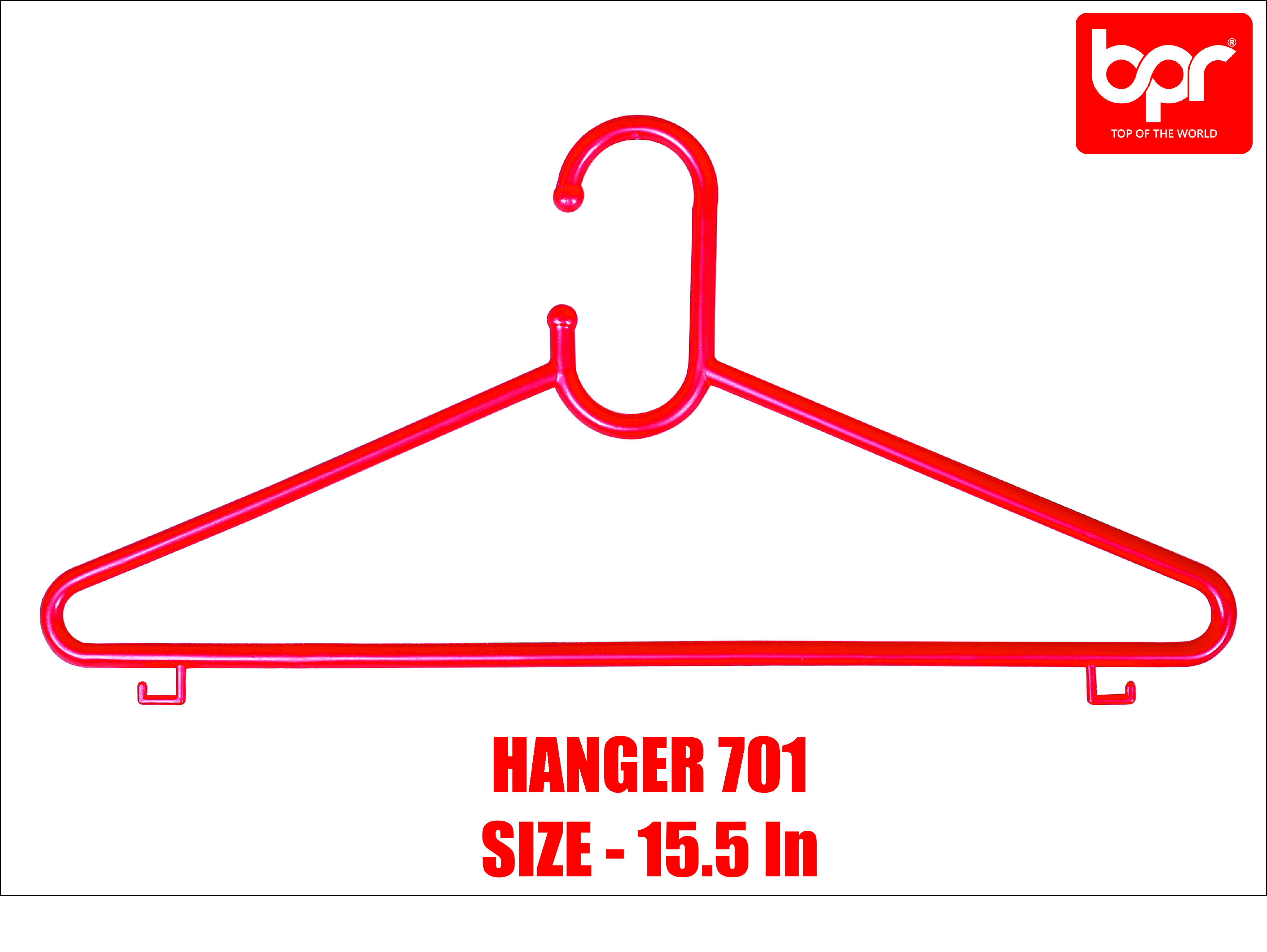 6 Colours Plastic Hanger