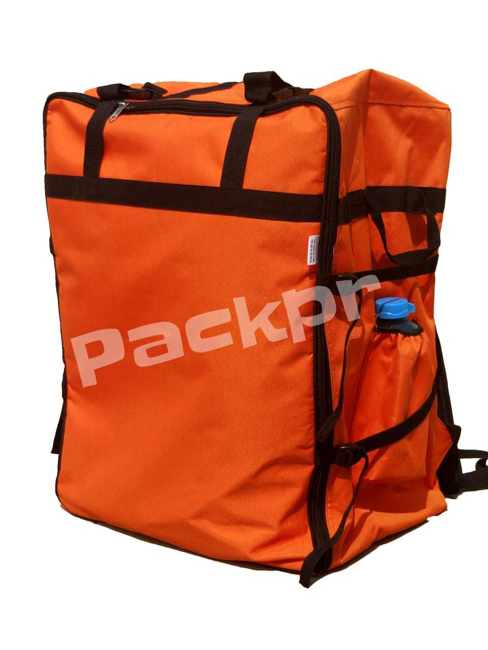 Packpr Grocery Delivery Bag - 1000d Pvc Coated Fabric, 20x15x30 Cm | Waterproof, Heavy Duty Nylon Straps, Ergonomic Design