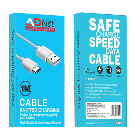 Usb To Micro Mobile Data Cable 1.5 Amp 1 Mtr