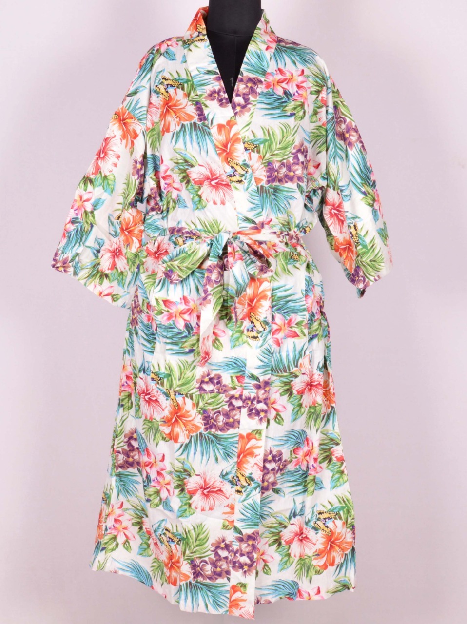 Multi Colour Floral Prints Free Size Beautiful Kimono