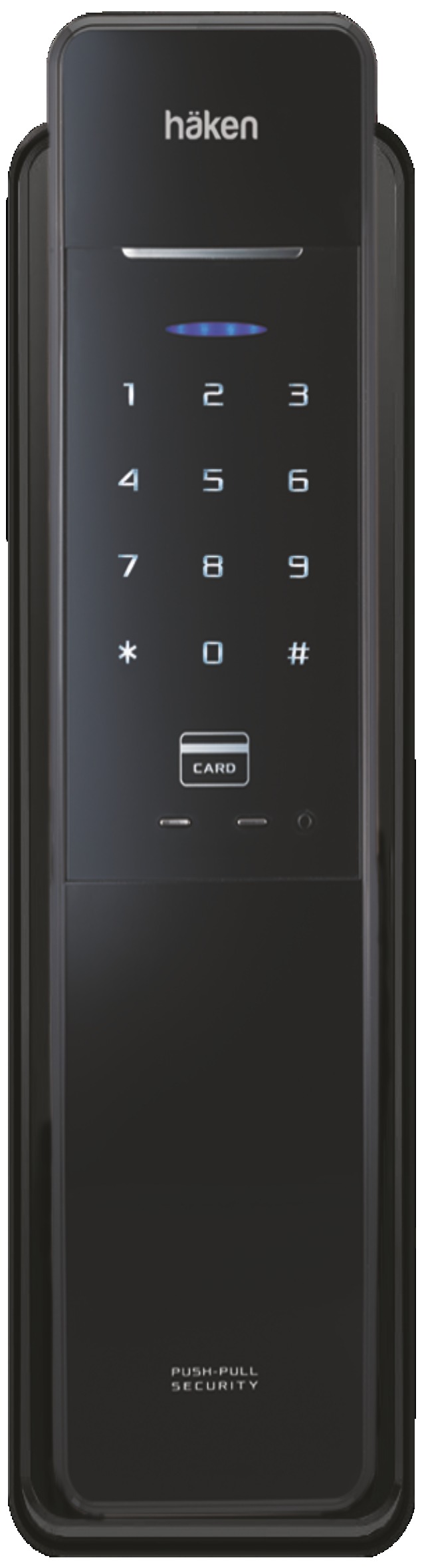 Black Digital Door Locks Hdl-pp53 Mini Pushpull Lock