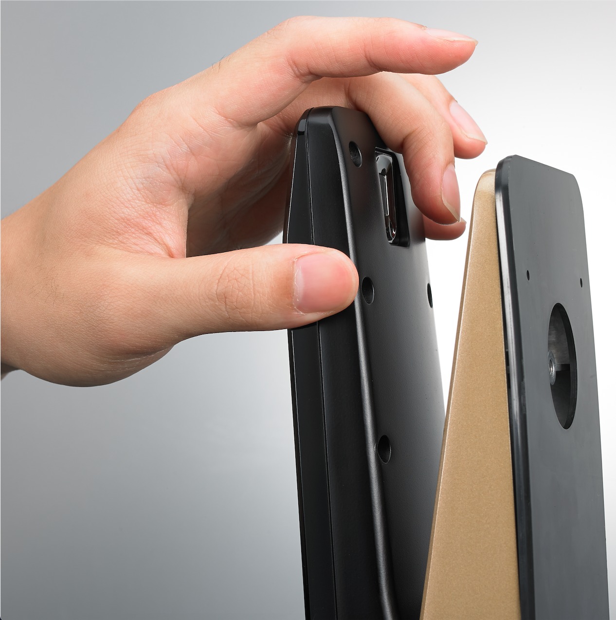 Digital Door Locks- Hdl-pp53 Gold Push Pull Lock