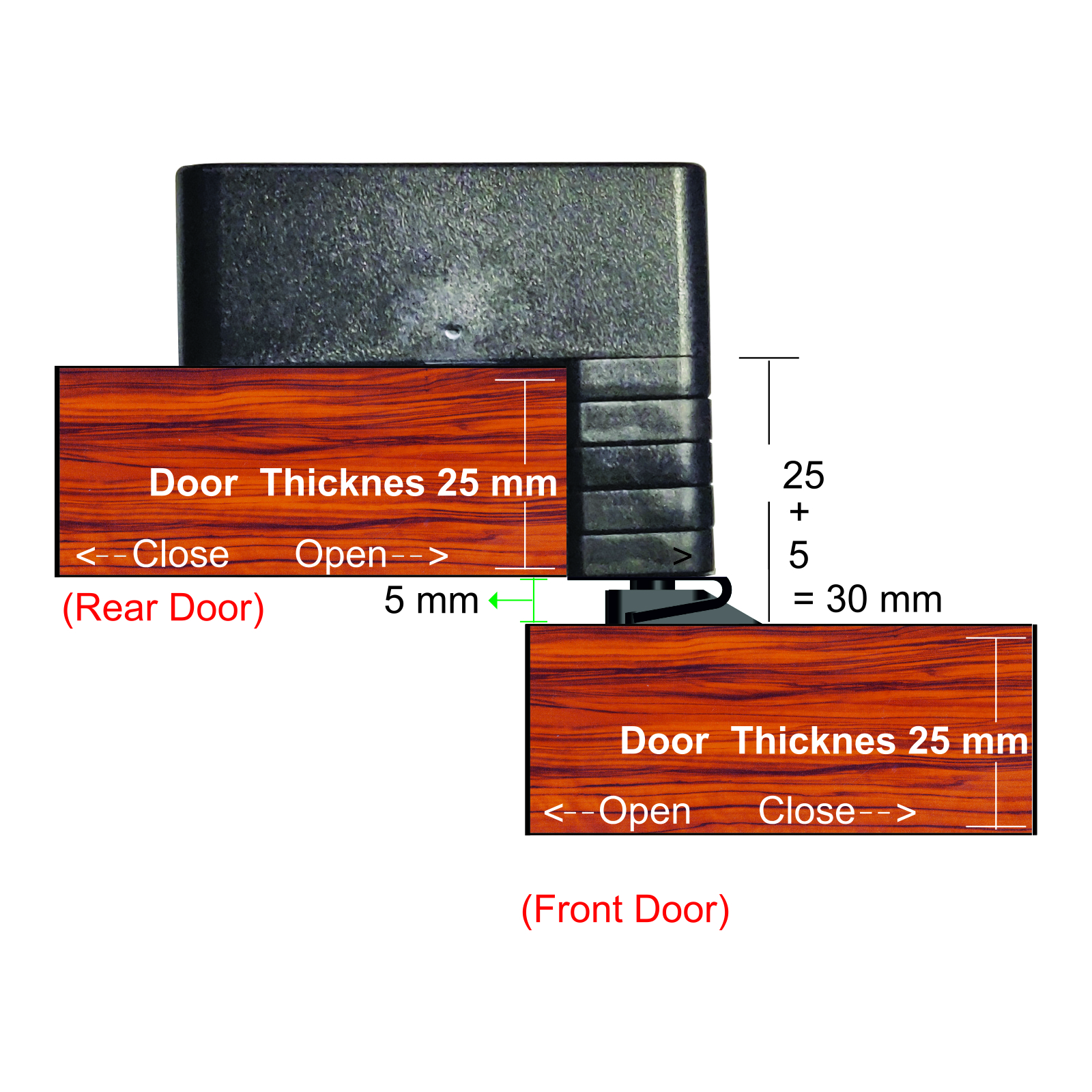 Digital Furniture Locks-sliding Door Invisible Rfid Lock