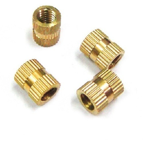 straight knurl brass inserts