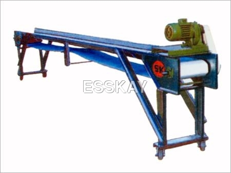 Stainless Steel Flat Belt Conveyor - Heavy-Duty, Blue Metal, 220-440 Volt | Rugged Design, Enhanced Durability, Maintenance-Free Operation