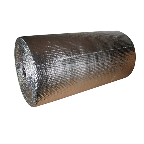 Double Layer Aluminium Air Bubble Insulation - 12 Mm Thickness, 1.2m X 40m Size, Silver Color, Heat Control Usage, 10-year Warranty