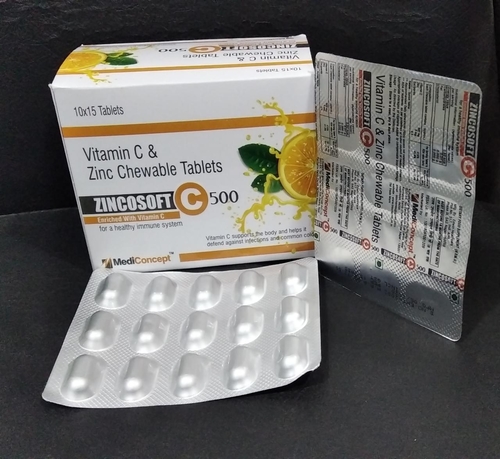 Vitamin C And Zinc Tablets - Drug Type: General Medicines