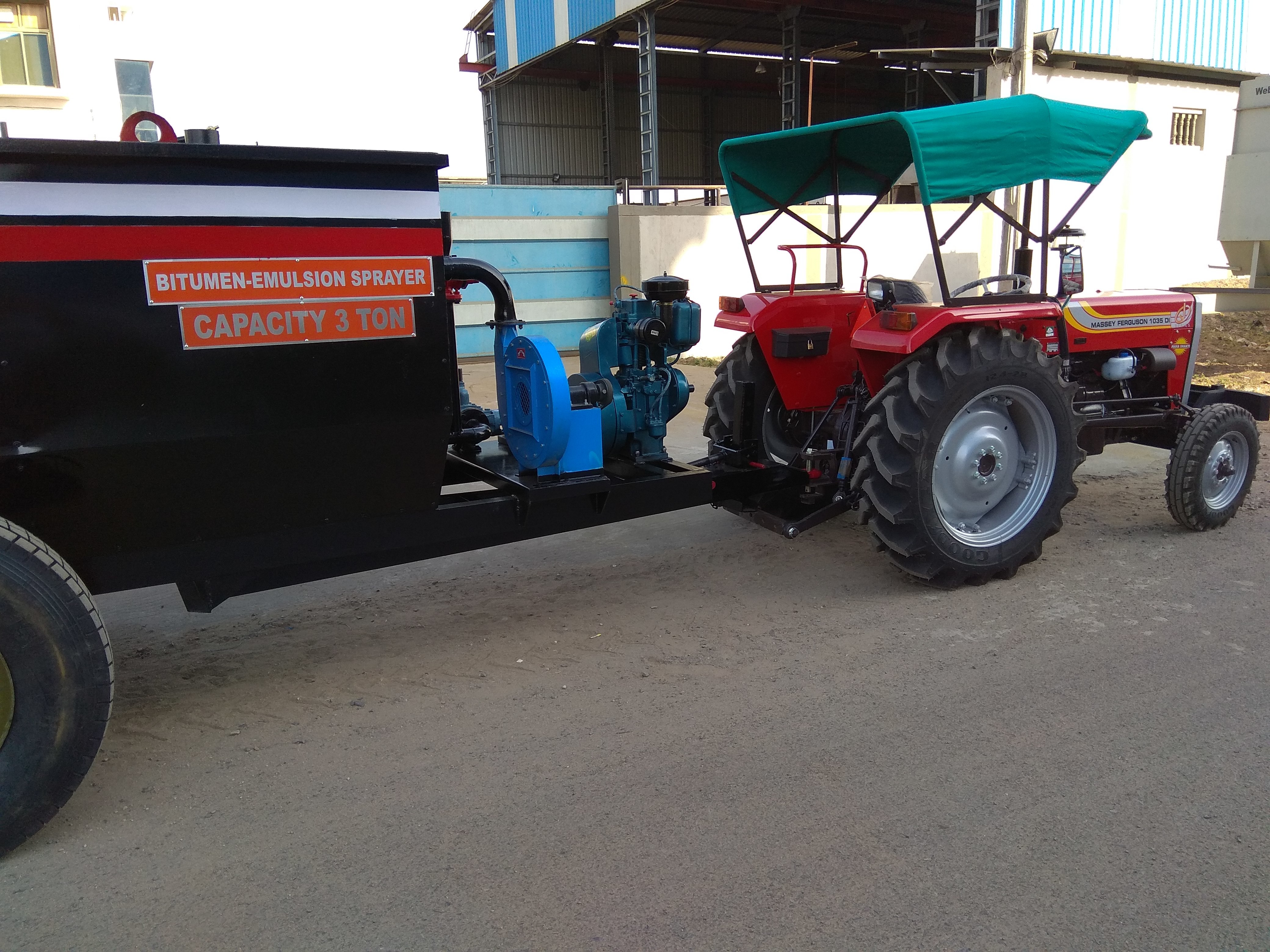 Semi-automatic Mobile Bitumen Boiler