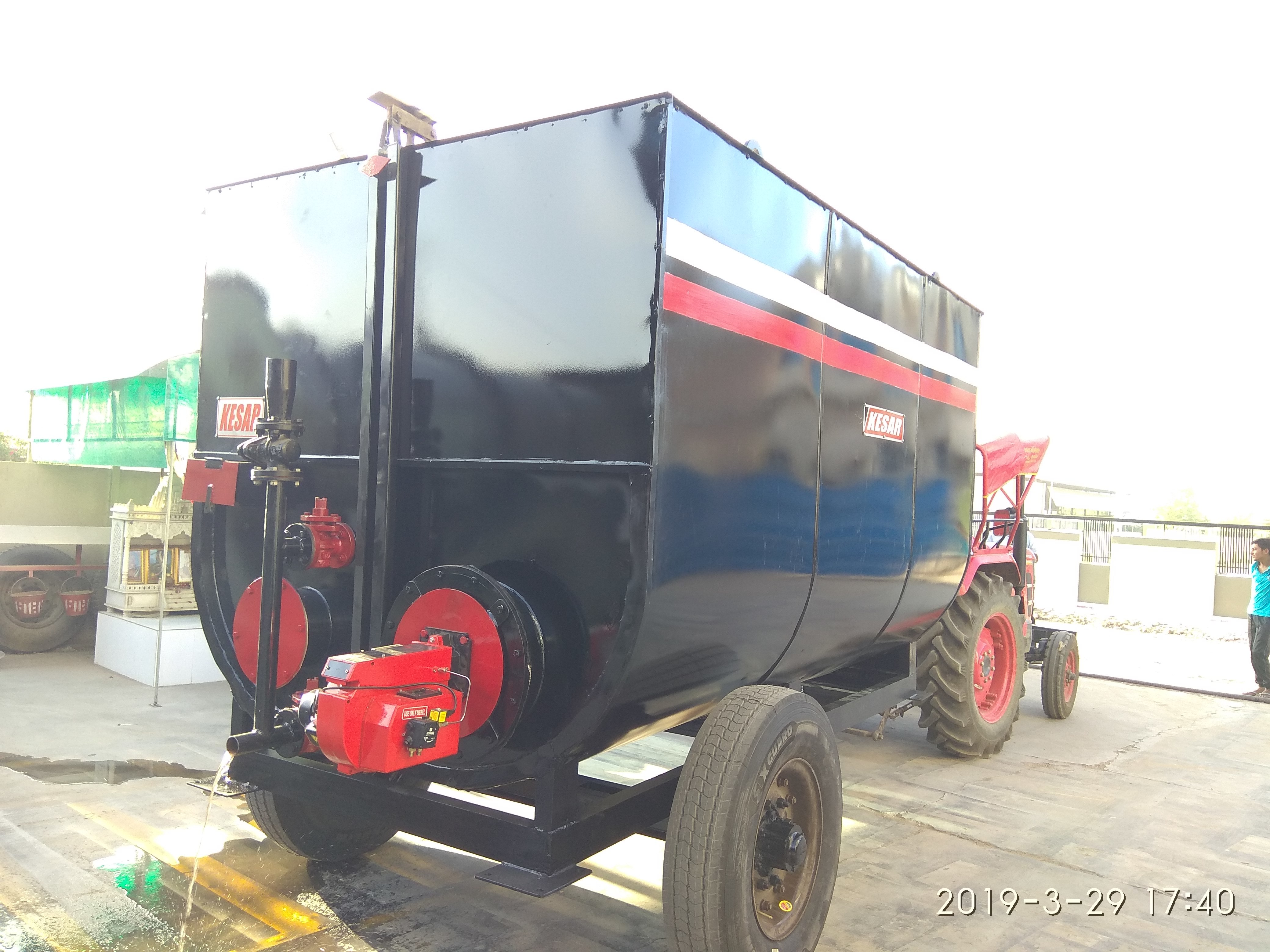 Semi-automatic Mobile Hot Mix Plant