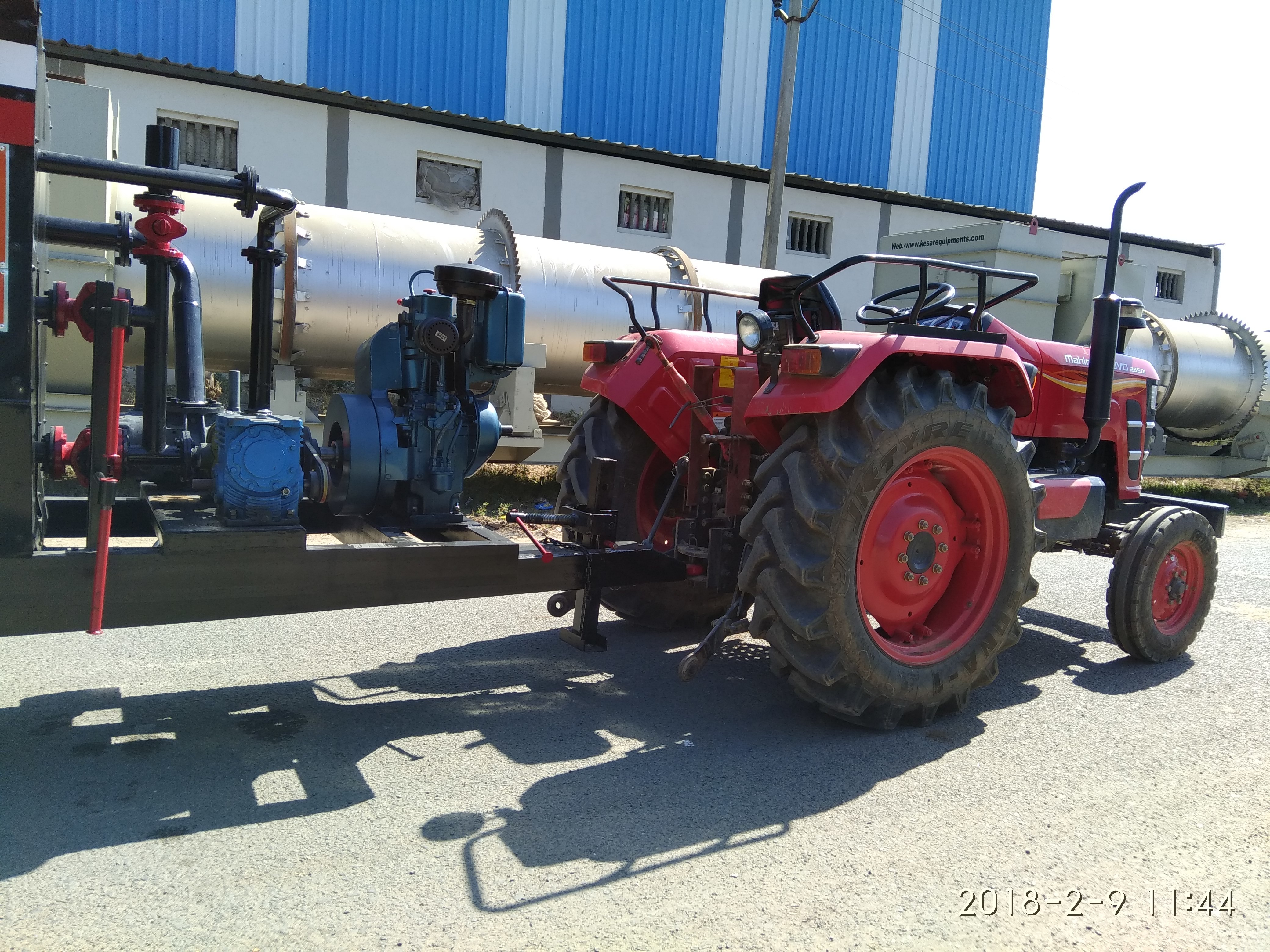 Apollo Bitumen Emulsion Sprayer - Insulated Tank, 2500/3000 Litres Capacity | Semi-automatic, Air Cooled Diesel Engine, High Efficiency Heating System, Human Machine Interface
