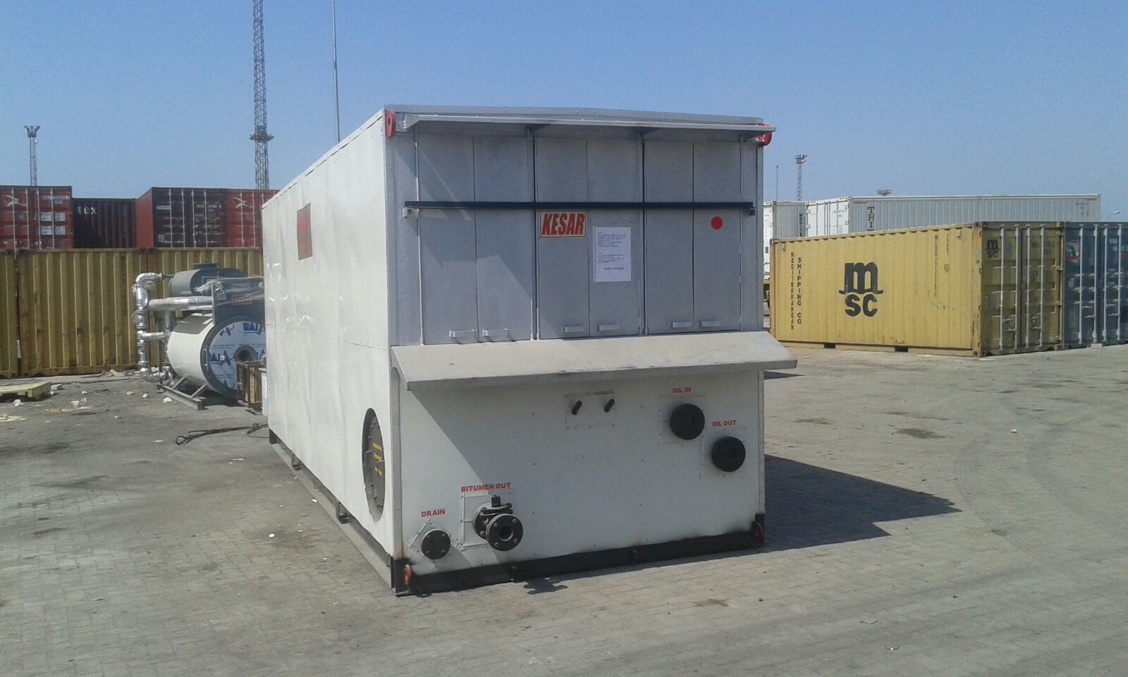 Automatic Bitumen Drum Decanting Unit