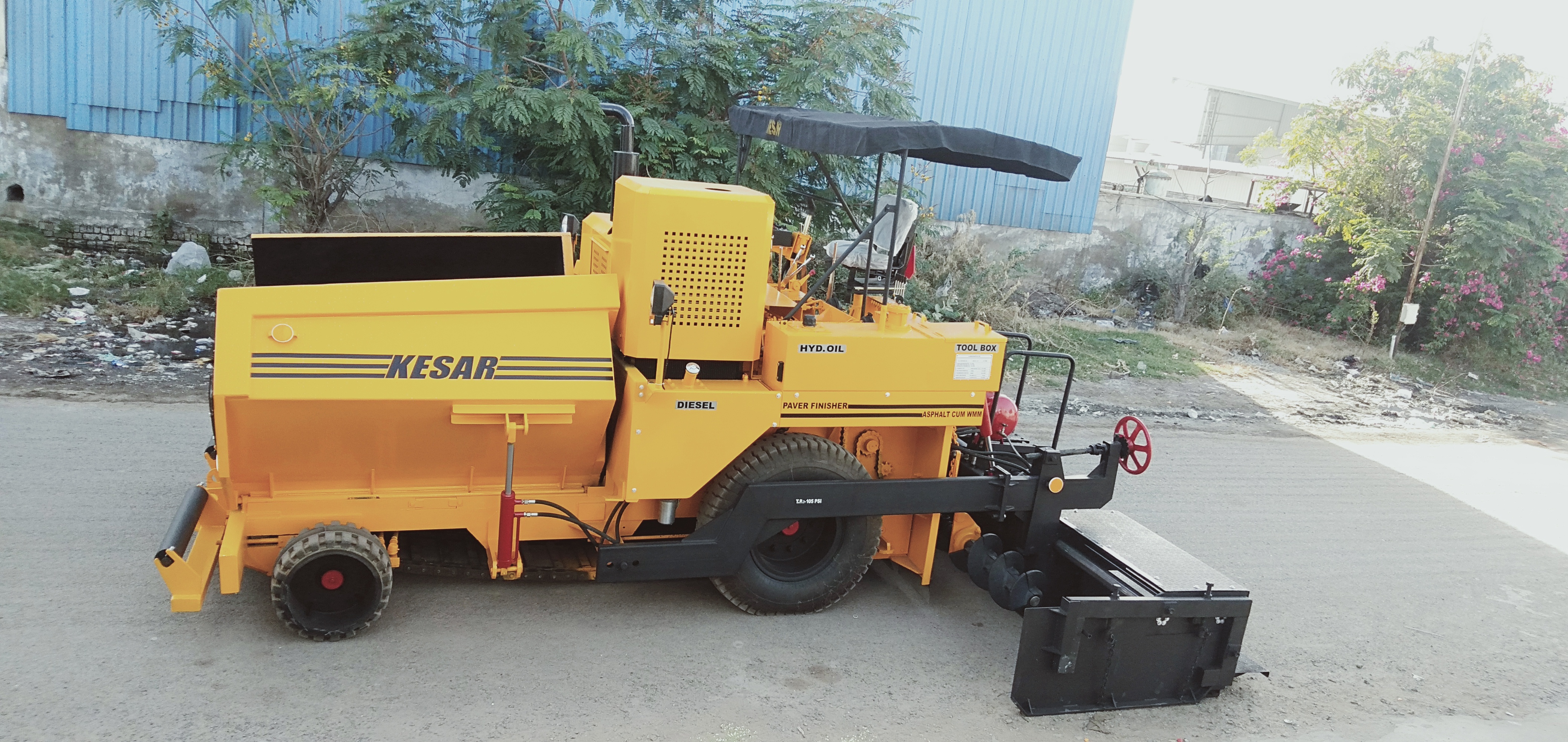 Semi-automatic Mechanical Paver Finisher